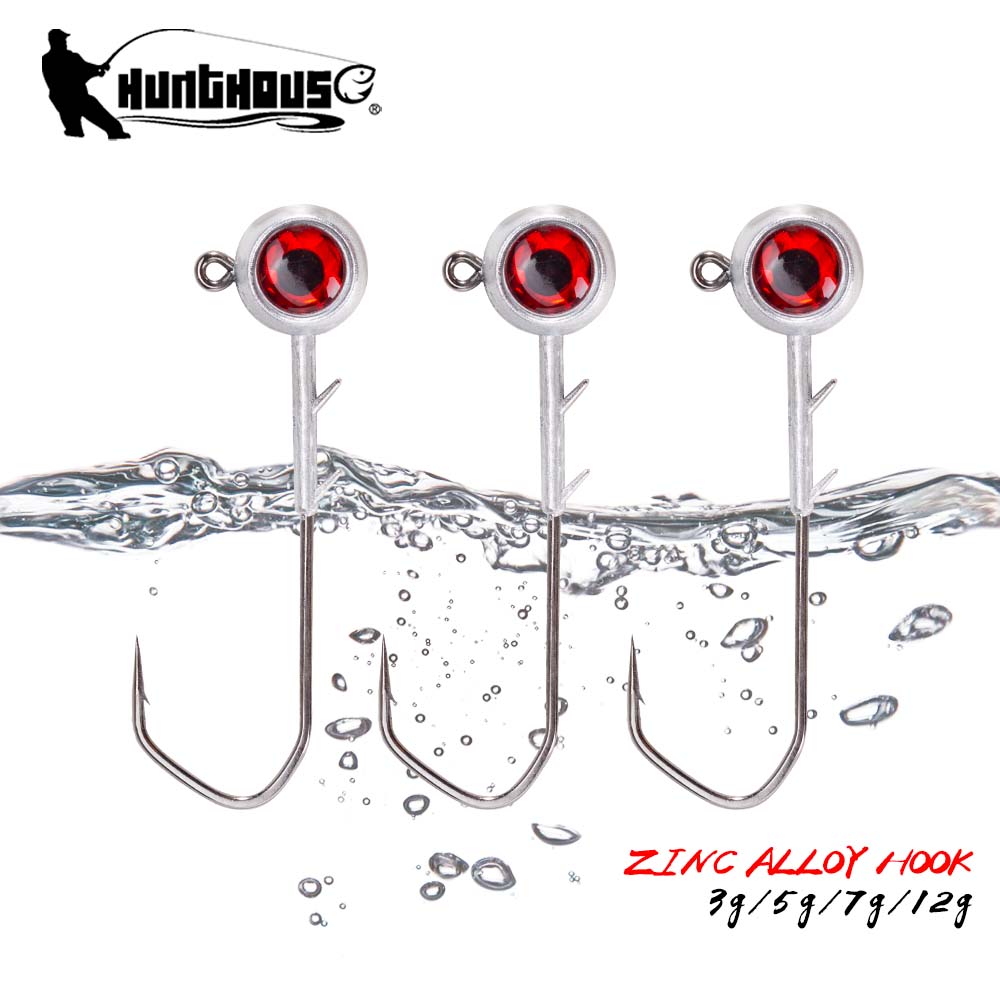Fishing Hook Offset - Hunthouse Angelhaken-Set aus Zinklegierung mit großen