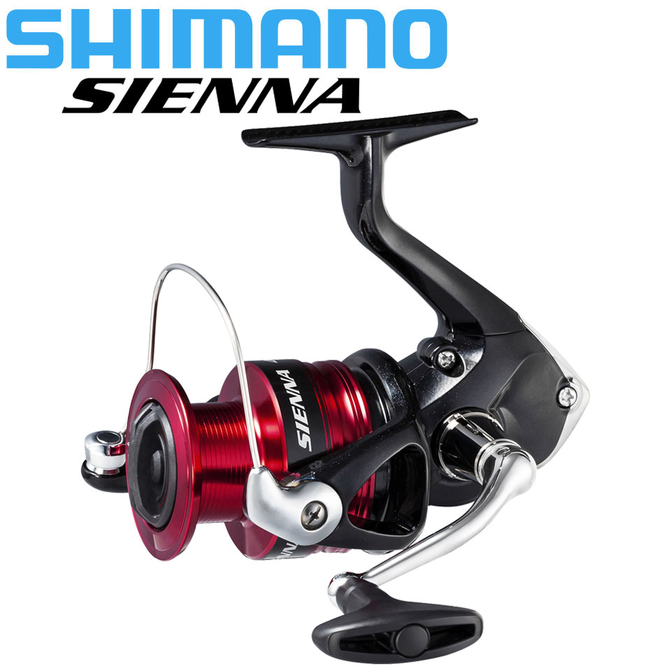 Shimano Reel Sienna - SHIMANO SIENNA Spinn-Angelrolle AR-C, Metallspule, sowohl