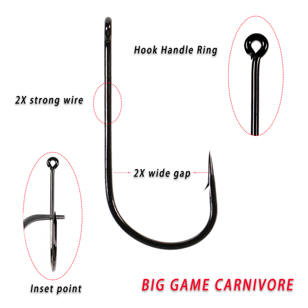Vampfly Angelhaken mit Widerha – Fishing Hook Offset Bewertung und Preis
