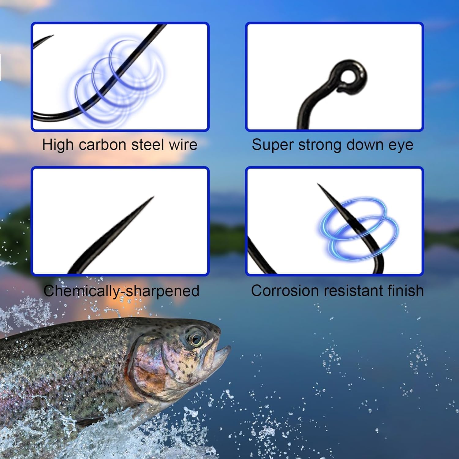 Aventik Eupheng 100 Stück Wett – Fishing Hook Barbless Bewertung und Preis