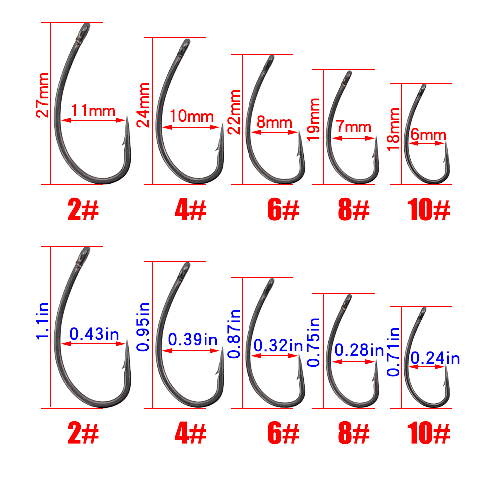 Hirisi 30x Karpfen Angelhaken  – Fishing Hook Offset Bewertung und Preis