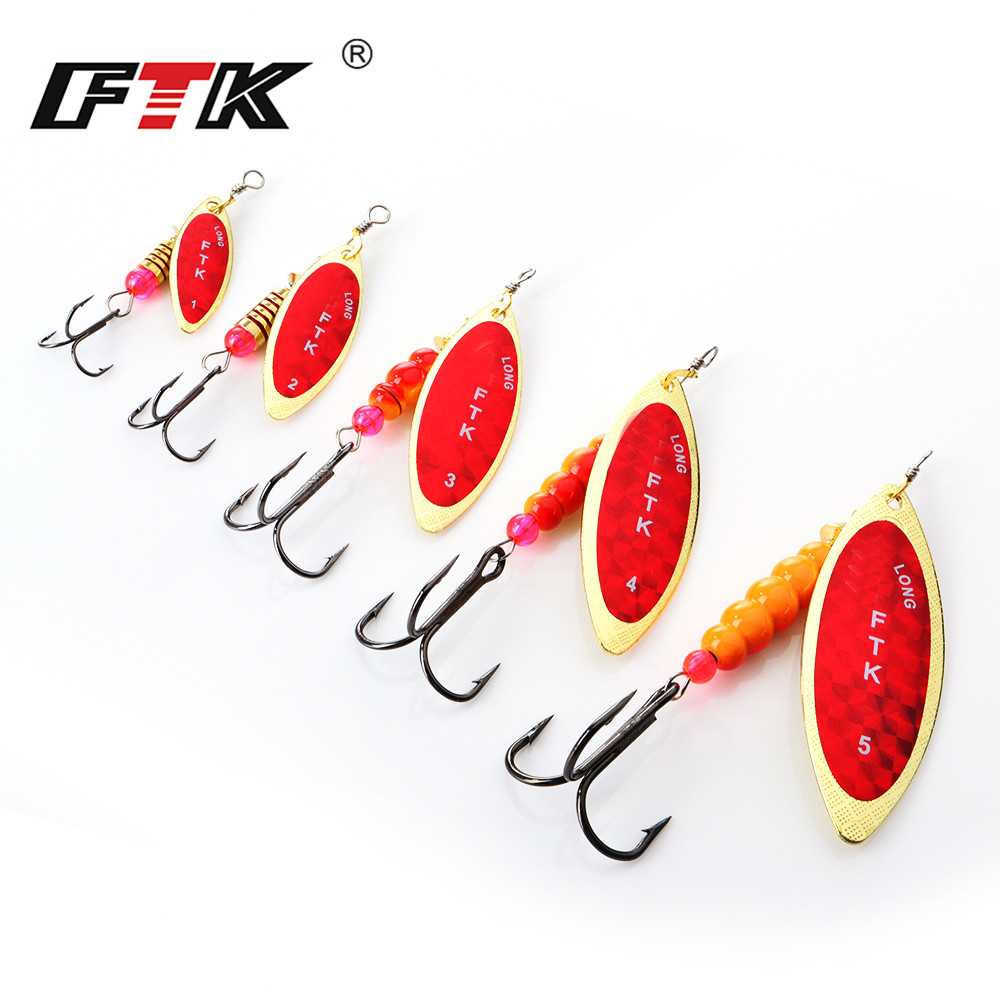FTK Spinner Köder 4G/7G/12G/18 – Fishing Hook Treble Bewertung und Preis